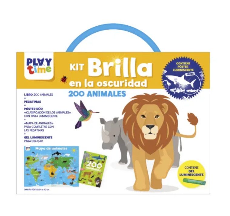 Kit brilla en la oscuridad animales Imagiland