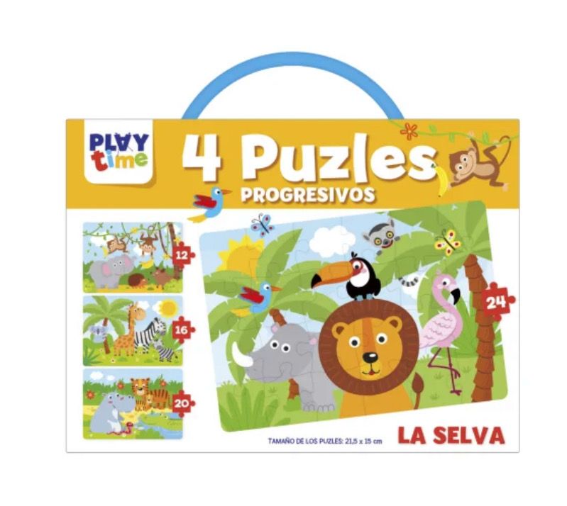 Puzles progresivos la selva Imagiland