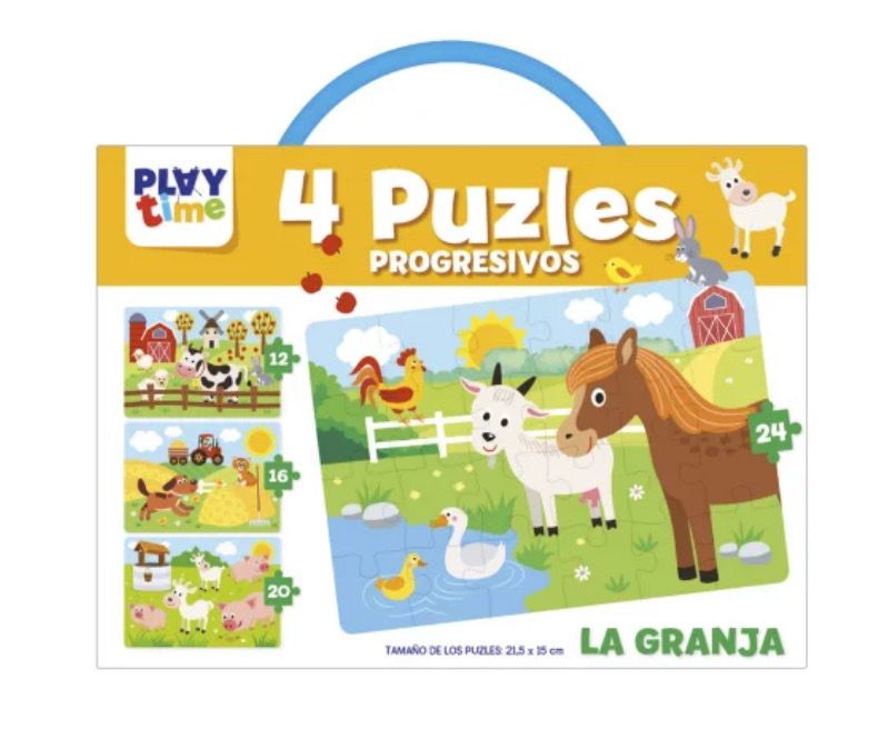 Puzles progresivos la granja Imagiland