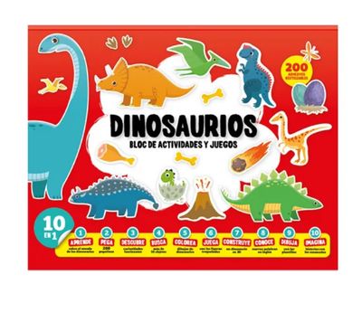 Block de actividades y juegos Dinosaurios Imagiland