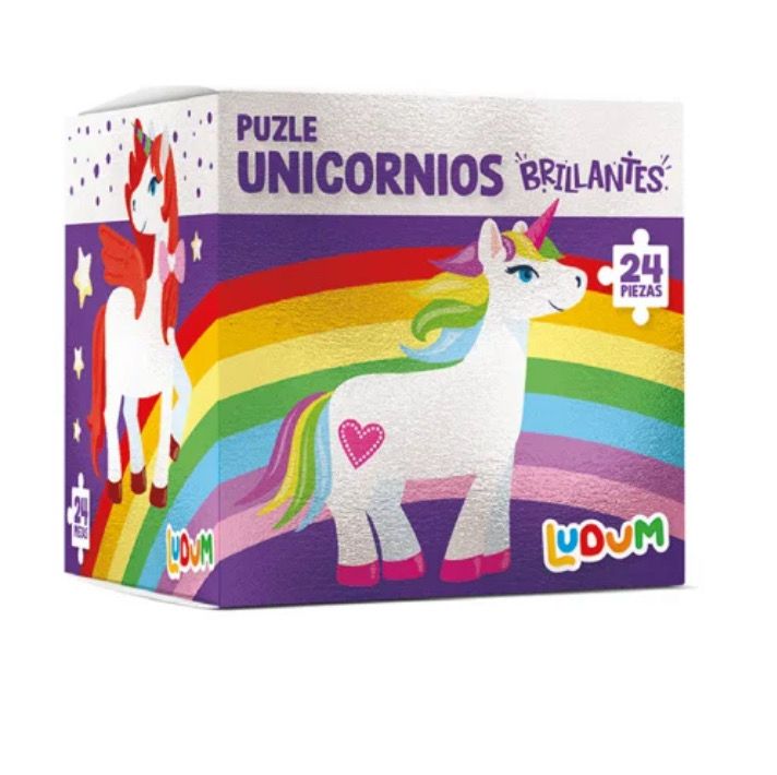 Puzle brillante 24 piezas Imagiland Unicornios