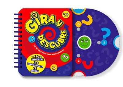 Libro con juegos mentales Gira y descubre Imagiland 5-6 años