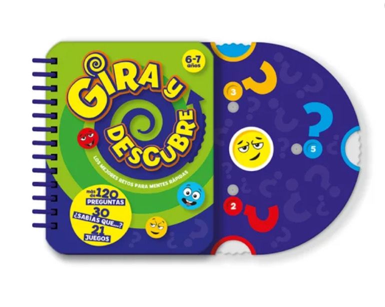 Libro con juegos mentales Gira y descubre Imagiland 6-7 años