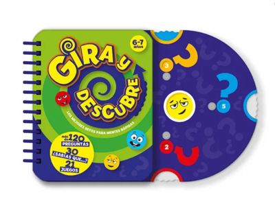 Libro con juegos mentales Gira y descubre Imagiland 6-7 años