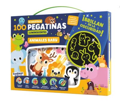 Maletin de stickers luminiscentes Imagiland Animales bebés