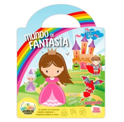 Libro con stickers del mundo de fantasía Imagiland