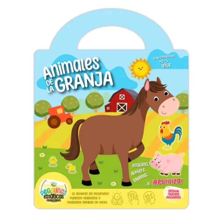 Libro con stickers de Animales de la granja Imagiland