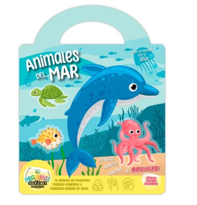 Libro con stickers de Animales del Mar Imagiland