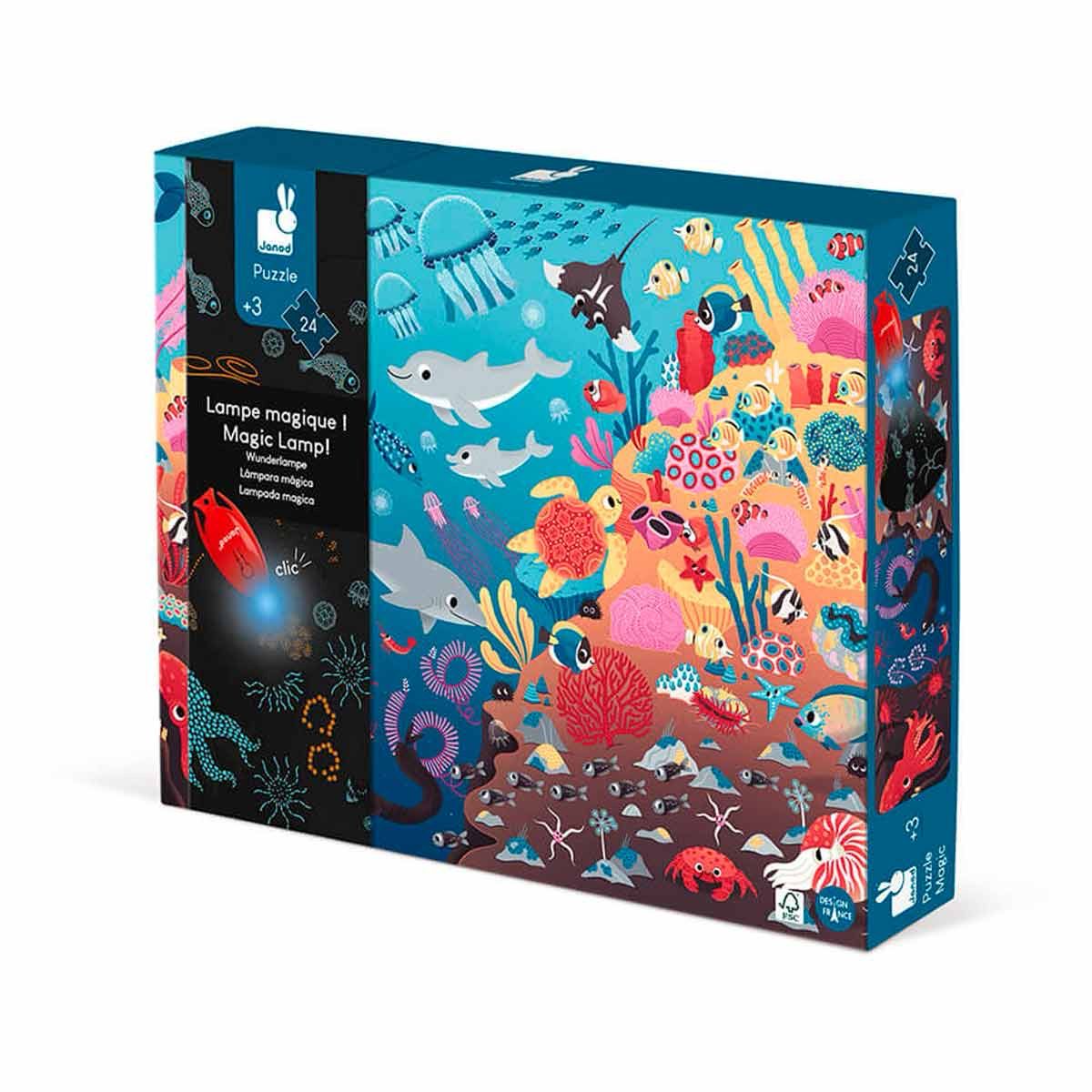 Puzzle mágico Océano Janod