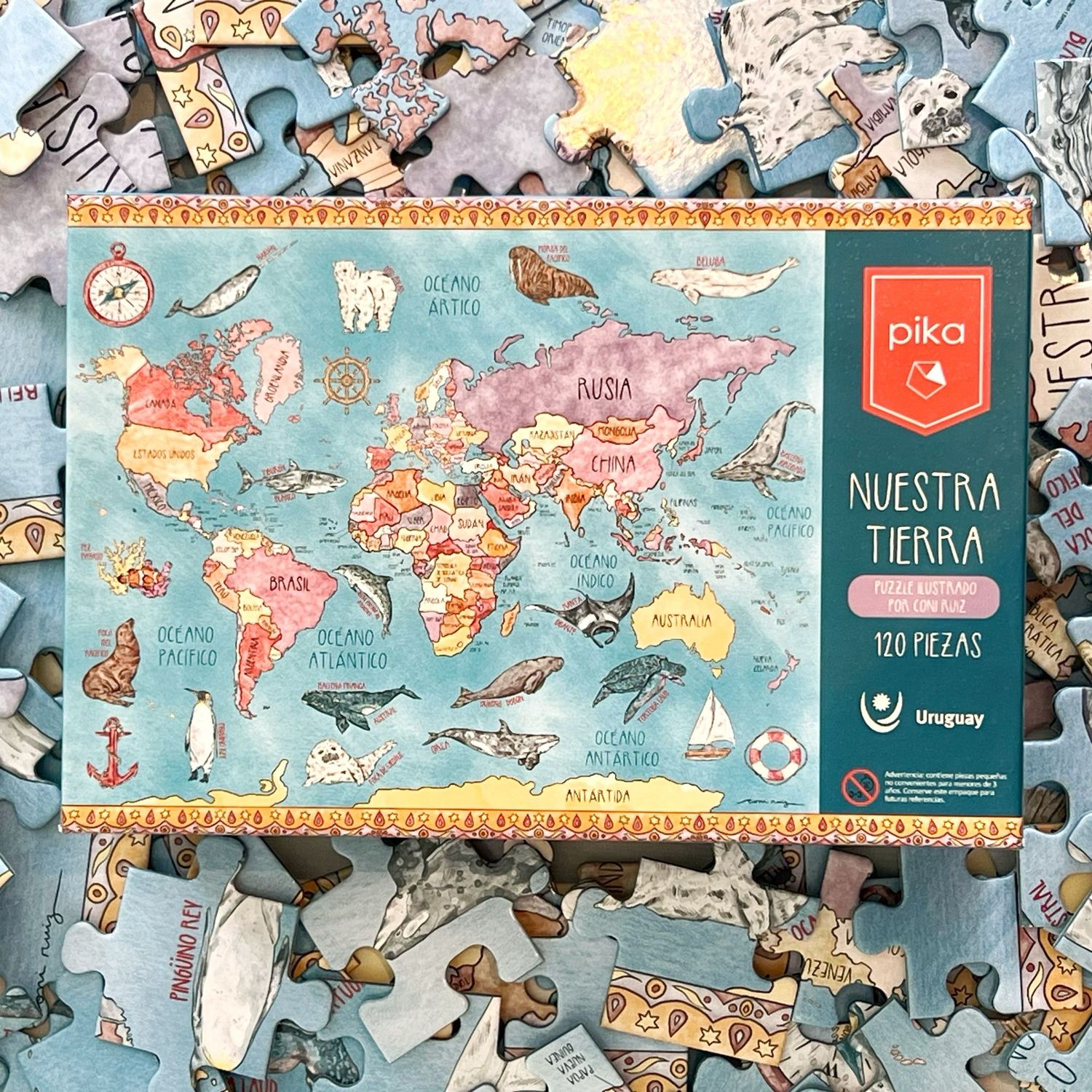 Puzzle Nuestra Tierra 120 piezas
