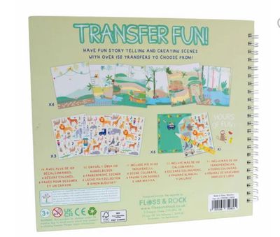 Juego de transferencias divertidas Floss & Rock la jungla