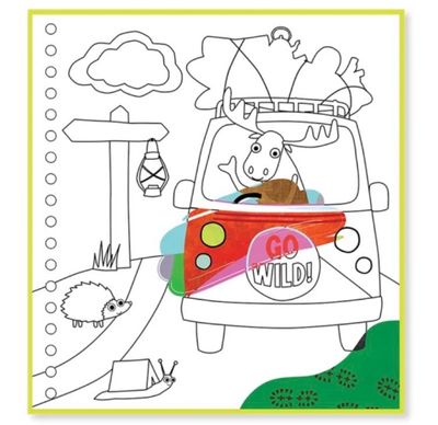 Juego para colorear Multi Play Floss &amp; Rock aventura