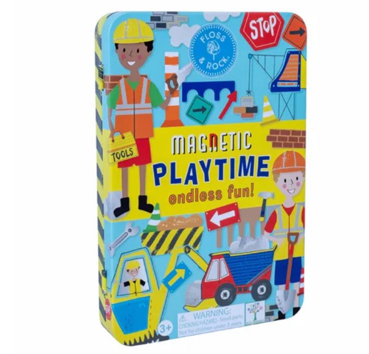 Set de juego en caja magnética Floss &amp; Rock Construcción