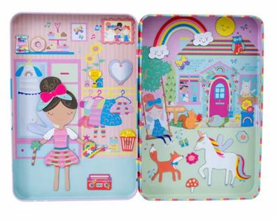 Set de juego en caja magnética Floss & Rock Fantasía