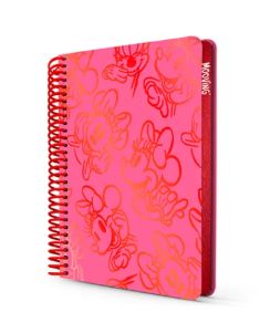 Cuaderno premium Mooving Minnie Mouse 1/2 Oficio 96 hojas