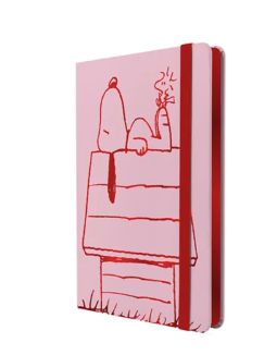 Cuaderno Mooving Notes Snoopy rayado A5