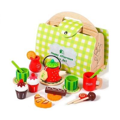 Maletín de té en madera