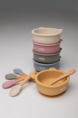 Tazón De Silicona + Cuchara