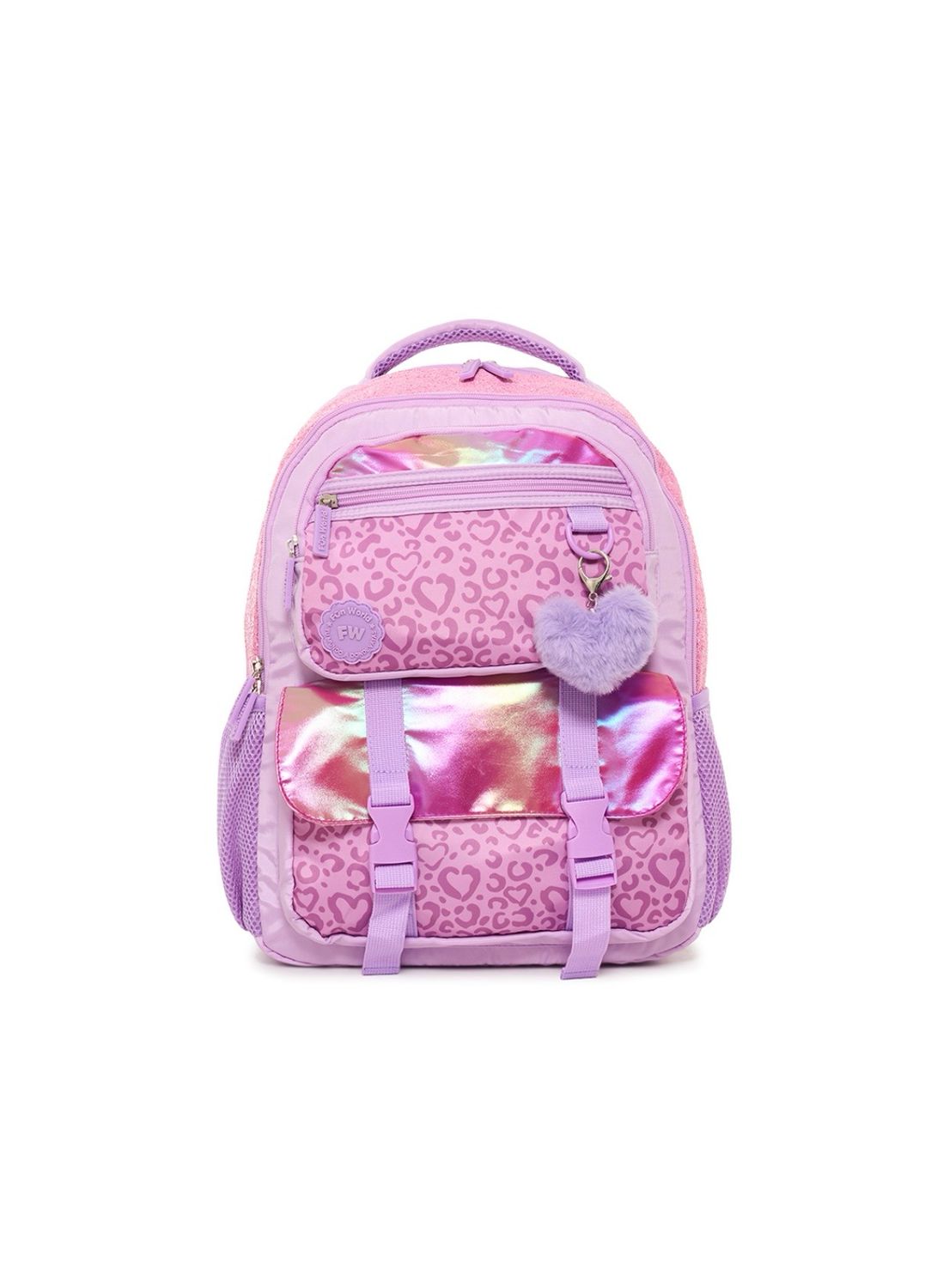 Mochila 17″ Fun World de espalda chic - Violeta