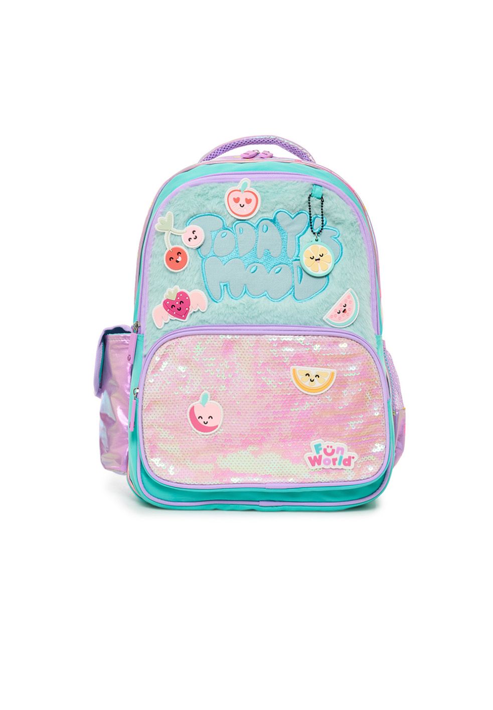 Mochila 17″ Fun World de espalda fresh - Aqua