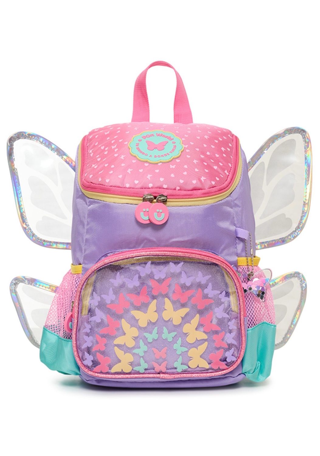 Mochila Fun World 12″ Kinder rainbow - Violeta