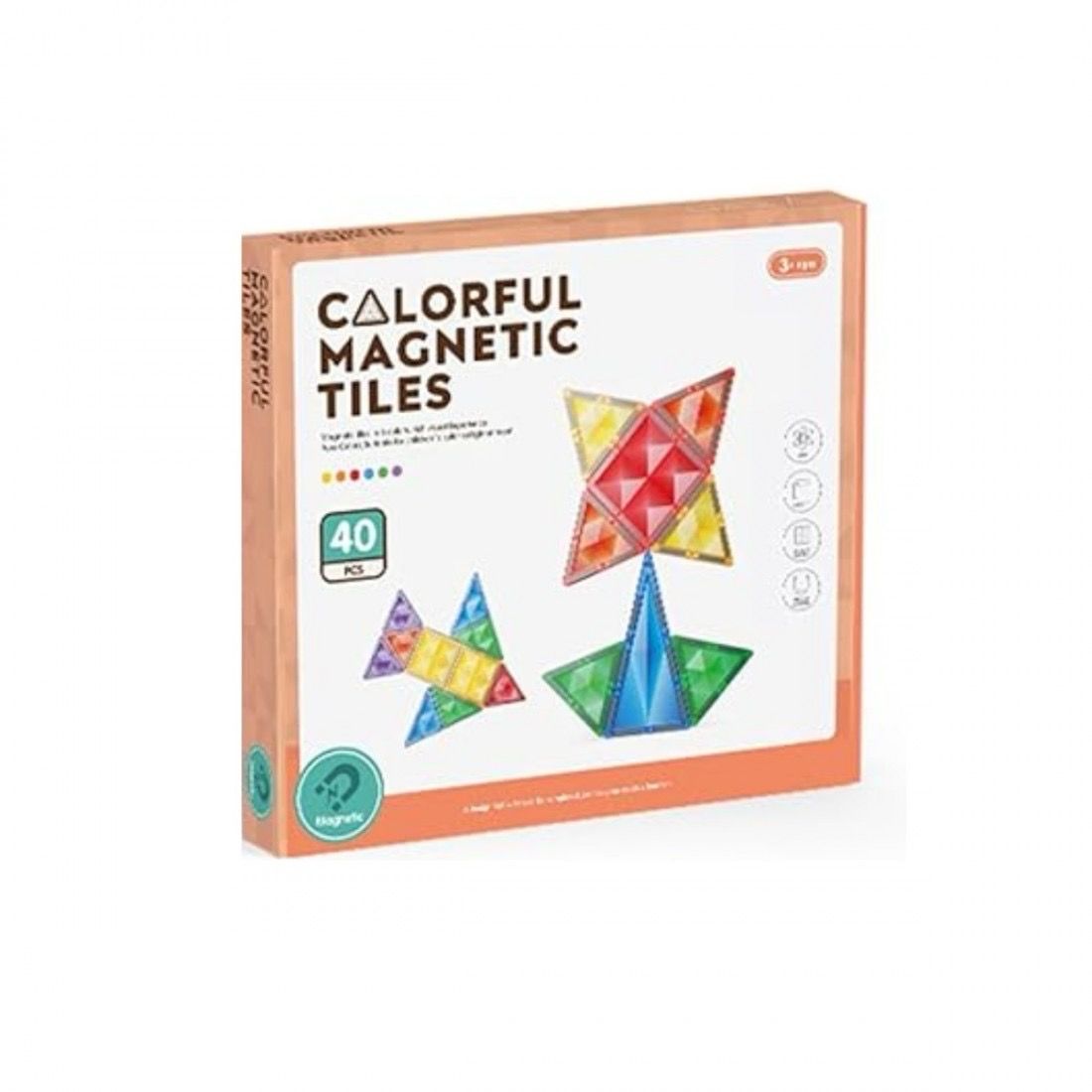 Magnéticos Diamante 40 piezas