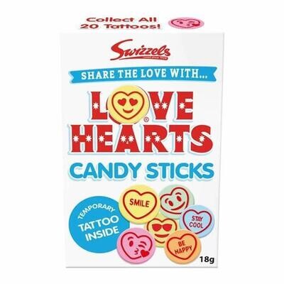 Love Heart Candy Sticks
