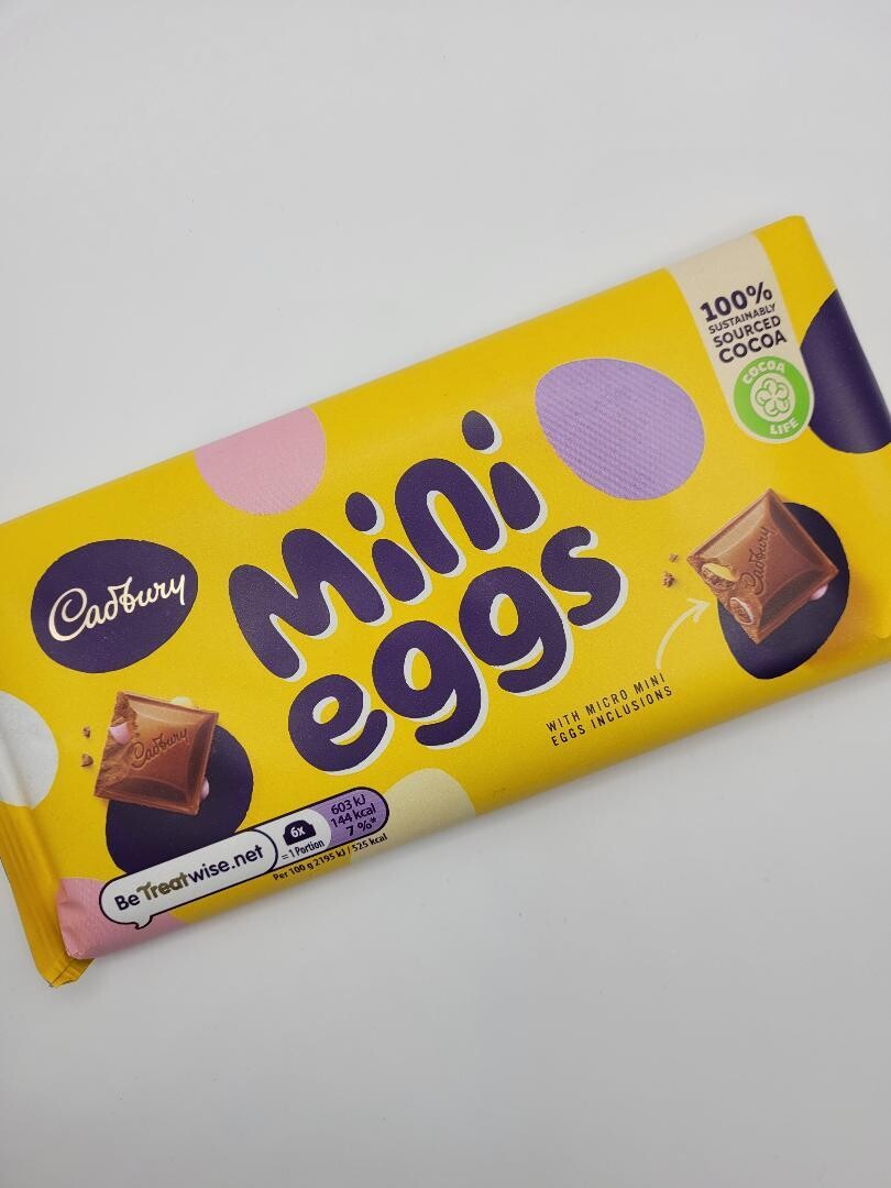 Cadbury Mini Eggs Chocolate Bar 110g