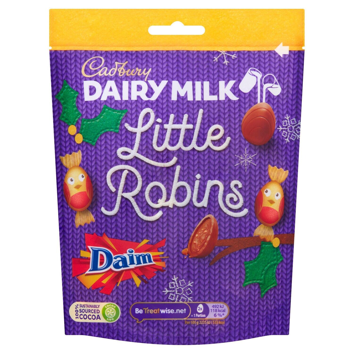 Cadbury Dairy Milk Little Robins Daim 77g