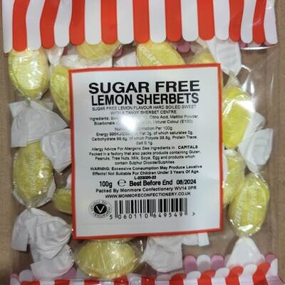 Sugar Free Sherbet Lemons 75g