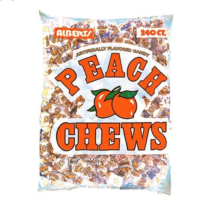 Alberts Peach Fruit Chews 240ct