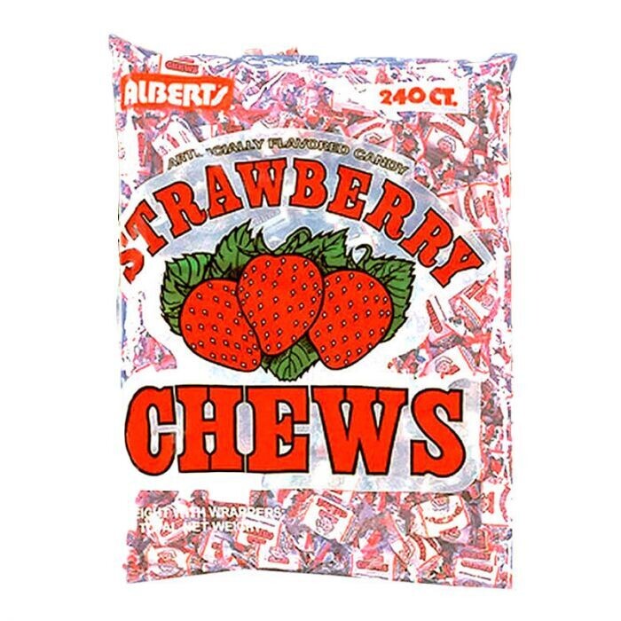 Albert Chews Strawberry 240ct