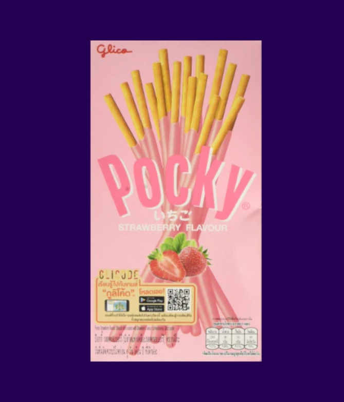 Pocky Biscuit Sticks - Strawberry 47g