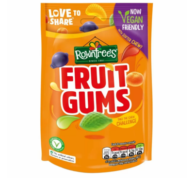 Rowntree's Vegan Fruit Gums Sharing Bag 150g