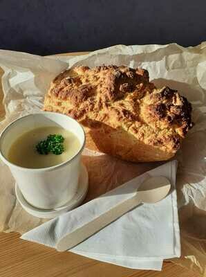 Seasonal Soup & Homemade Bread