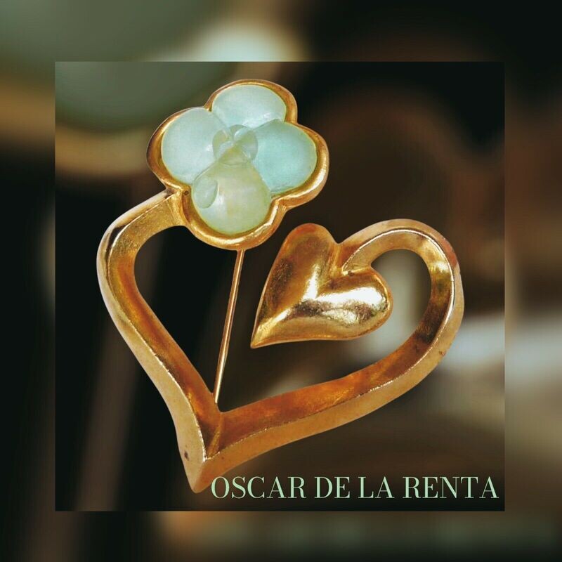 OSCAR DE LA RENTA vintage brooch