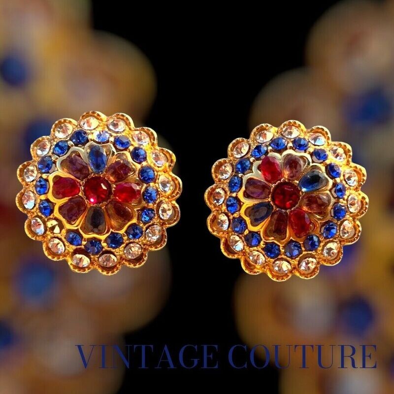 Vintage couture earrings