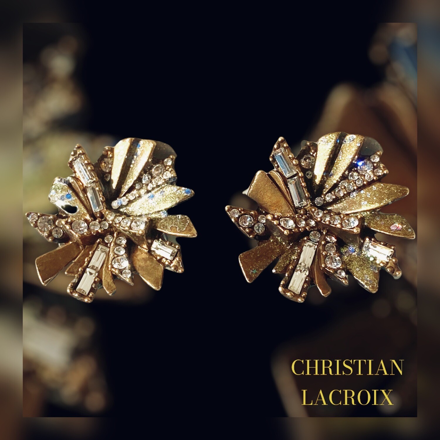 CHRISTIAN LACROIX vintage earrings