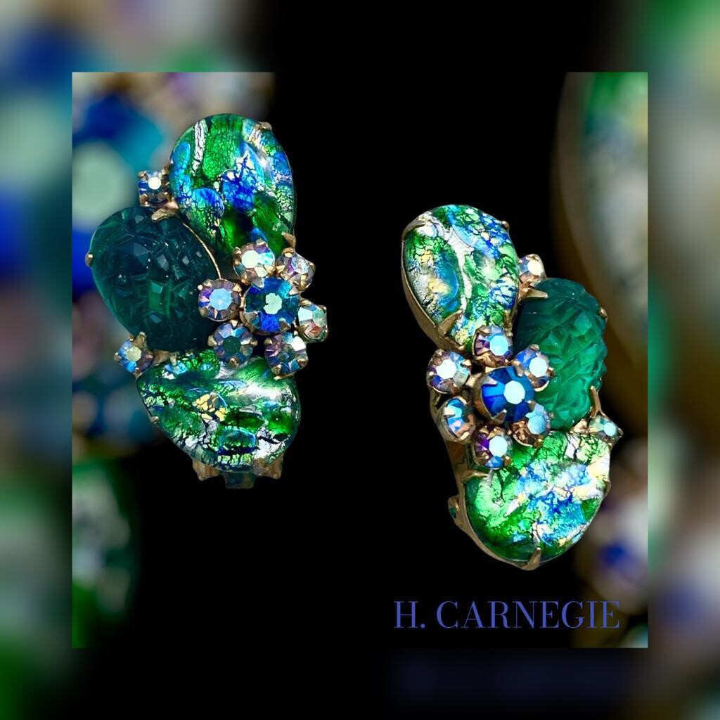 H. CARNEGIE vintage earrings