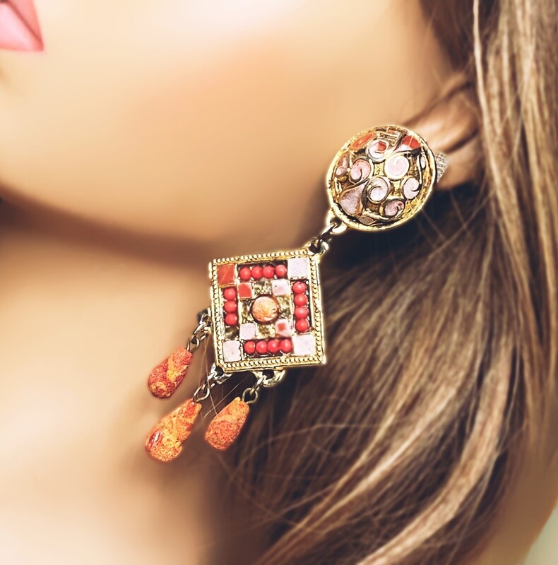 CHANTAL THOMAS vintage earrings