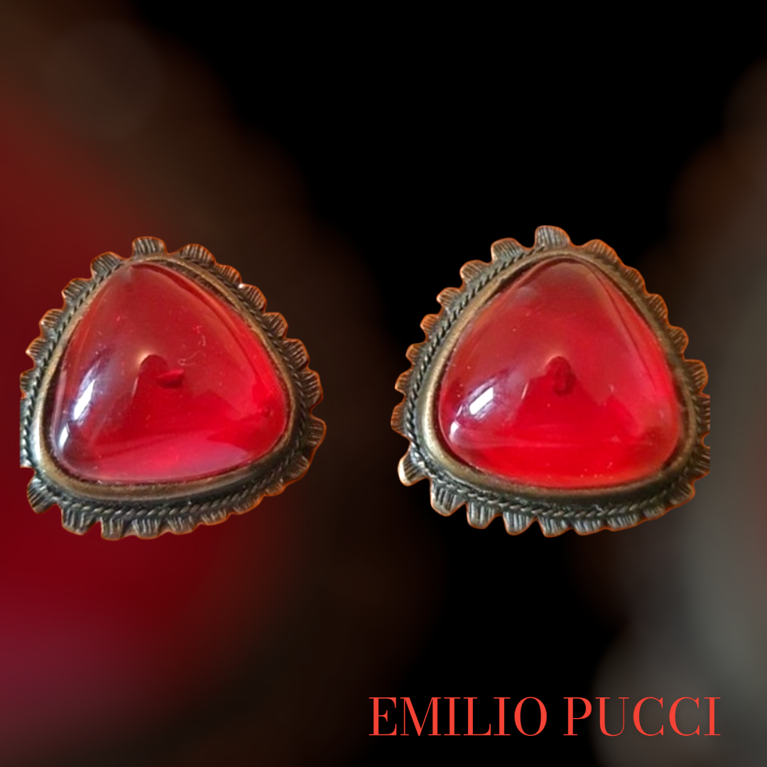 EMLIO PUCCI vintage earrings