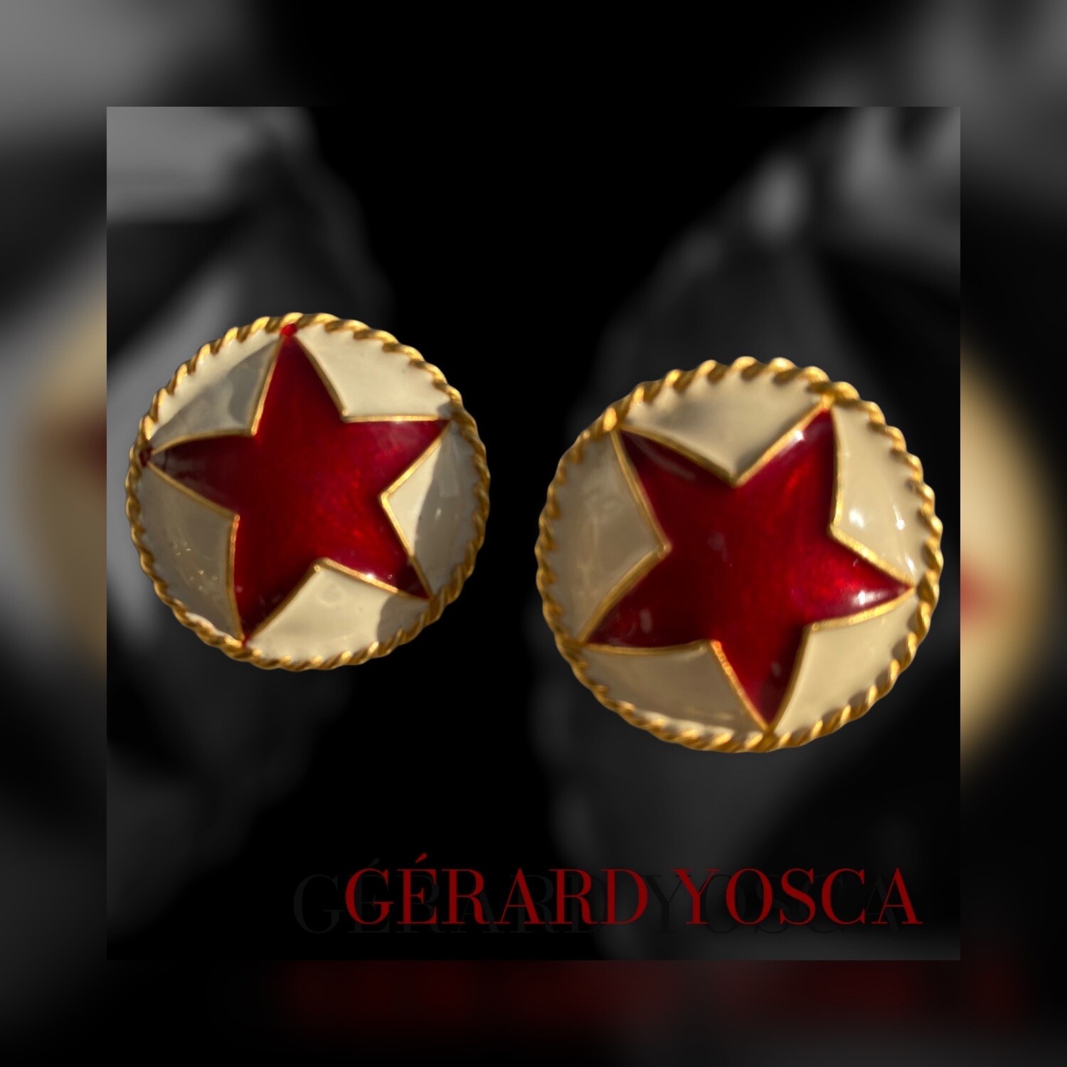 GÉRARD YOSCA vintage earrings