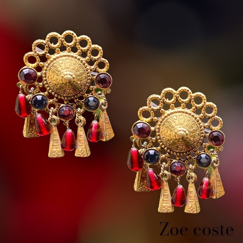 Boucles d&#39;oreilles vintage ZOE COSTE