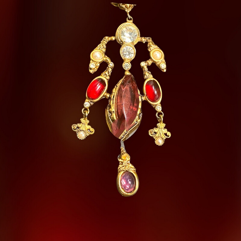 Collier Vintage Chloé en Résine