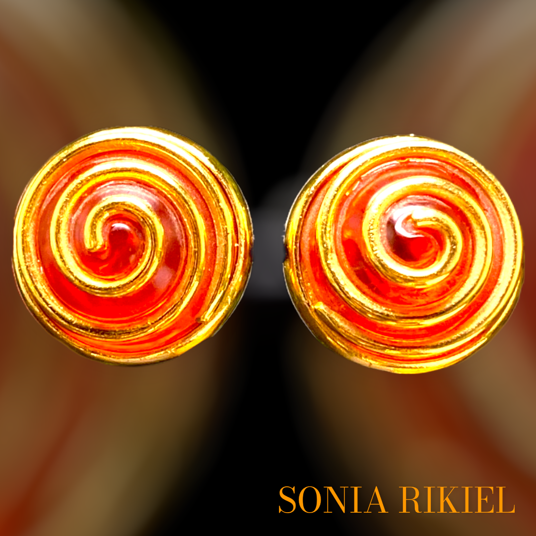 SONIA RIKIEL vintage earrings