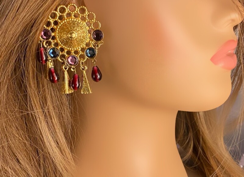 ZOE COSTE vintage earrings