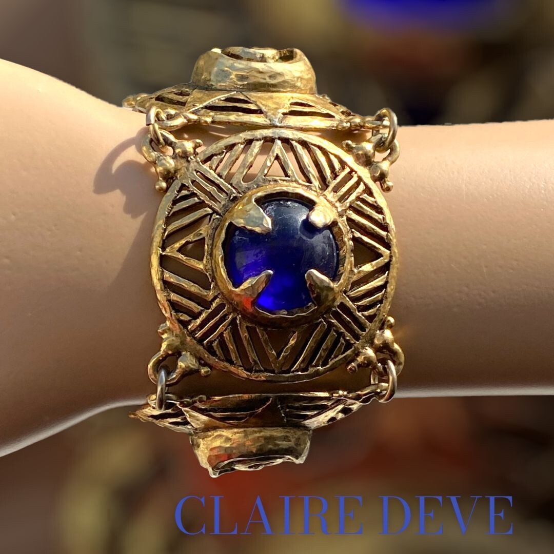 Bracelet Pâte de verre Vintage Claire Deve