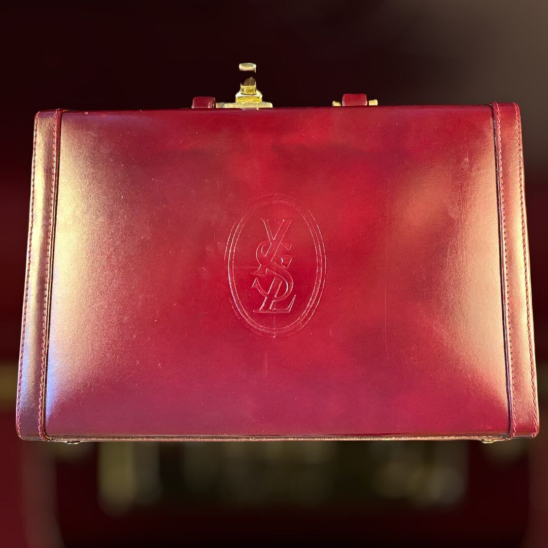 YVES SAINT LAURENT vintage briefcase