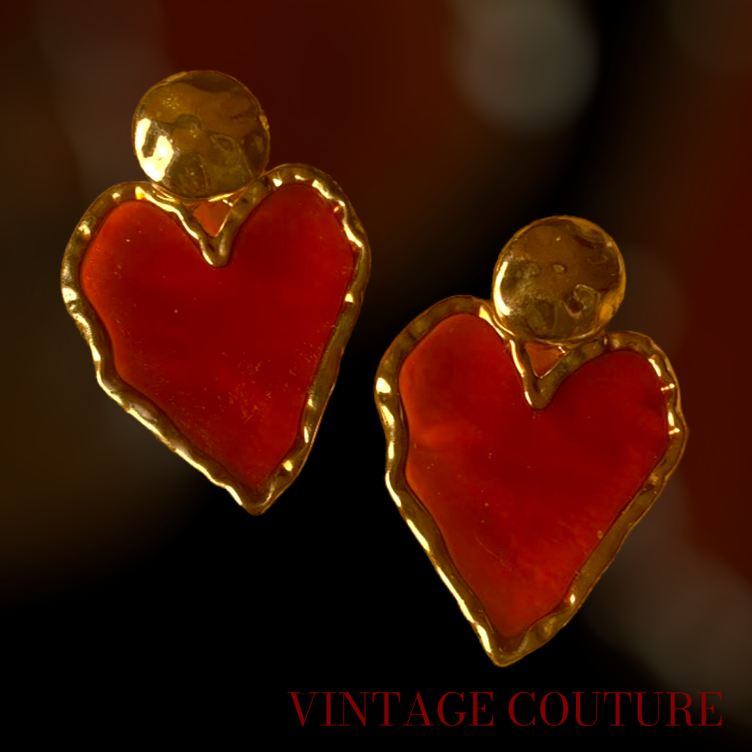 Vintage couture earrings