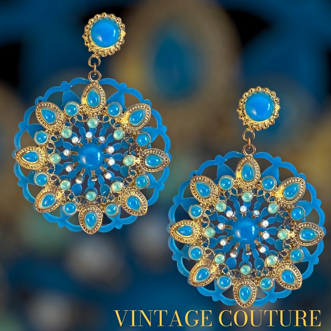 Vintage Couture Luminous Earrings
